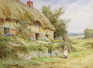 Het Huisdier Konijn door Henry John Sylvester Stannard