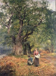 Hout Verzamelen door Henry John Yeend King