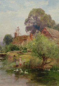 De Eendenvijver door Henry John Yeend King