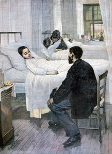 Bezoekdag in het ziekenhuis, 1893