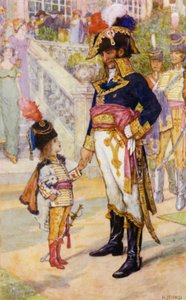Naast het witte konijn bewonderde Aurore generaal Murat zeer door Henry Justice Ford