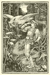 Jorinde en Joringel (gravure) door Henry Justice Ford