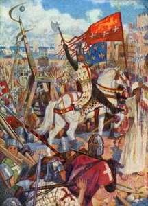 Koning Richard I in het Heilige Land door Henry Justice Ford