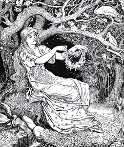 Prinses Narcissus en Prinses Potentilla door Henry Justice Ford