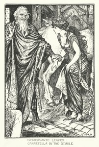 Scioravante Laat Cannetella in de Stal Achter (gravure) door Henry Justice Ford