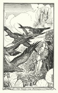 De Fee-Koets Arriveert (gravure) door Henry Justice Ford
