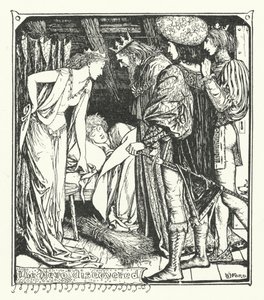 De held ontdekt (gravure) door Henry Justice Ford