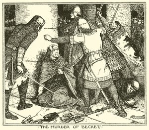 De Moord op Becket door Henry Justice Ford
