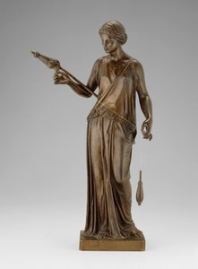 De spinner, 1850 door Henry Kirke Brown