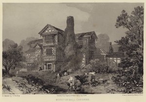 Moreton Hall, Cheshire door Henry Lark Pratt