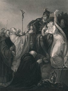 St. Augustinus Voor Ethelbert, midden 19e eeuw door Henry Lemon