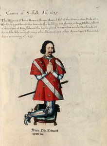 Sir John Howard Baron Howard Ridder van de Kousenband door Henry Lilly