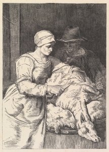De schapenscheerder, 19e eeuw