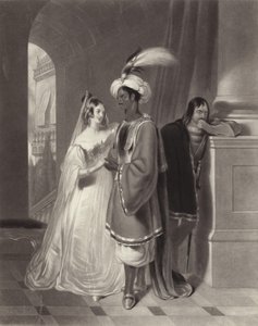Othello en Desdemona door Henry Liverseege