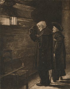 Greenwich-pensionarissen bij het graf van Nelson door Henry Macbeth Raeburn