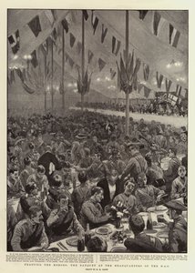 De Helden Feesten, het Banket bij het Hoofdkwartier van de HAC door Henry Marriott Paget