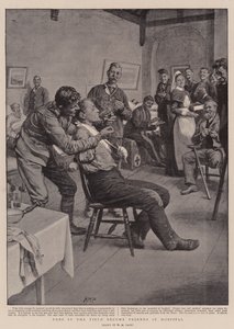 Vijanden op het veld worden vrienden in het ziekenhuis door Henry Marriott Paget