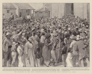 De Verschikkingen van de Oorlog, het voeden van Hongerende Vluchtelingen uit Santiago bij Caney