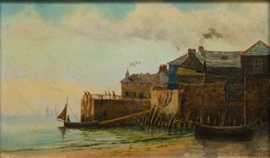 Keel Alley, Newlyn door Henry Martin