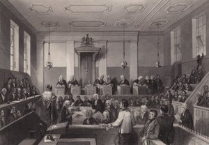 Central Criminal Court, Old Bailey, Londen door Henry Melville