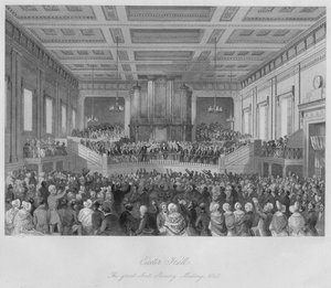 Exeter Hall. De grote anti-slavernij bijeenkomst, 1841, ca. 1841