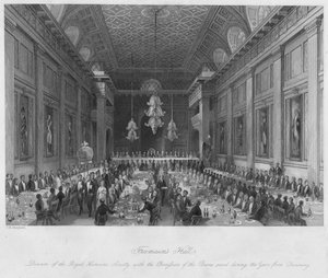 Vrijmetselaarszaal, ca. 1841 door Henry Melville