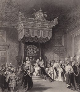 Koningin Victoria op de troon, St James
