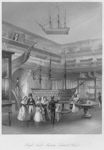 Koninklijk Marinemuseum, Somerset House, ca. 1841 door Henry Melville