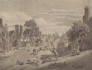 Hoofdstraat in Bushey, Hertfordshire
