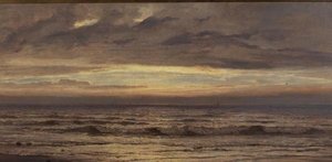 De kust, avond door Henry Moore