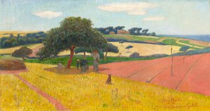 Les Chaumes en Guidel, 1891 door Henry Moret