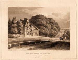 Oude Gebouwen in Hastings door Henry Morton