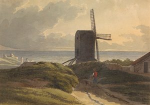 Molen aan de kust bij Hastings