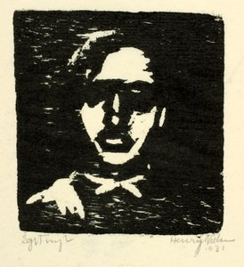 Mannenportret door Henry Nielsen