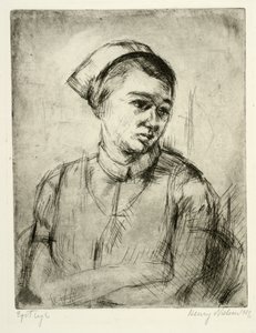 Portret van een verpleegster