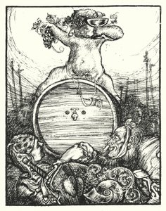 Shakespeare lied: "In thy vats our cares be drown