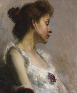 Portret van de vrouw van de kunstenaar, 1897 door Henry Ossawa Tanner