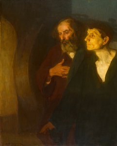 De Twee Discipelen bij het Graf door Henry Ossawa Tanner