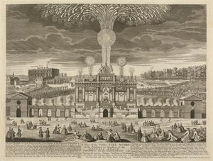 Vuurwerk na Aix la Chapelle