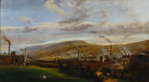 Industrieel Landschap van Zuid-Wales, ca. 1825