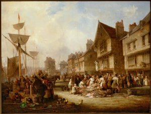 De oude kade, Newcastle