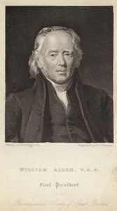 William Allen - Eerste voorzitter van de Pharmaceutical Society of Great Britain (1770-1843) (gravure) door Henry Perronet (after) Briggs