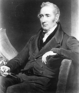 George Stephenson, gegraveerd door Charles Turner, 1838