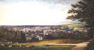 Guildford vanuit het Zuidwesten door Henry Prosser