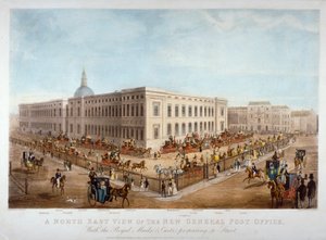 Het nieuwe General Post Office, City of London