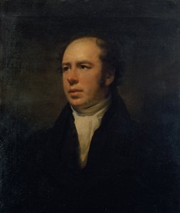 Portret van Dominee John Thomson, Predikant van Duddingston door Henry Raeburn