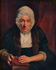 Portret van de eerbiedwaardige mevrouw Bushell, c17e eeuw, 1914 door Henry Raeburn