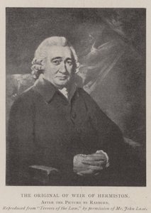 Het origineel van Weir of Hermiston door Henry Raeburn