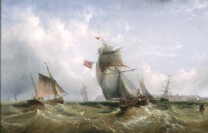 Schepen voor de Kust
