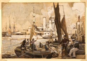 Het Amerikaanse Slagschip 